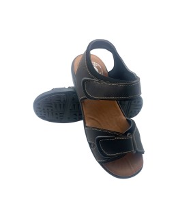 Sandália masculina DUENDY tamanho 11, marrom