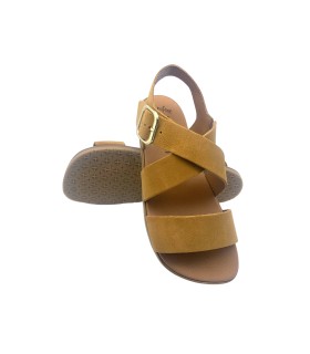 Sandale pour femme VIVANT , en lin, compatible avec le cuir