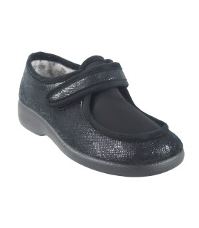 Sapatilha feminina delicada para pés, GARZON 3070.481, preta.