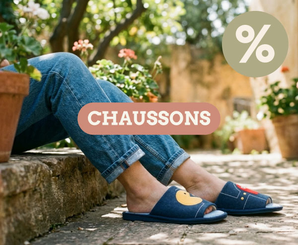 Chaussons en soldes