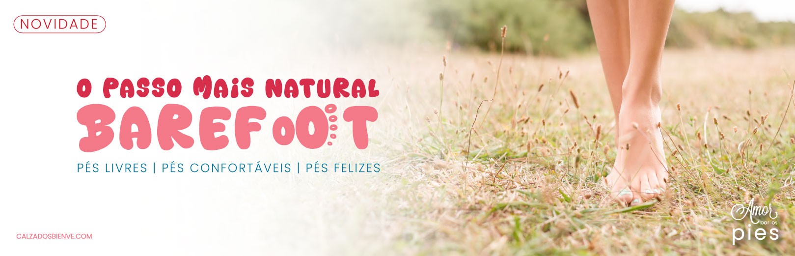 Calçado respeitador e barefoot